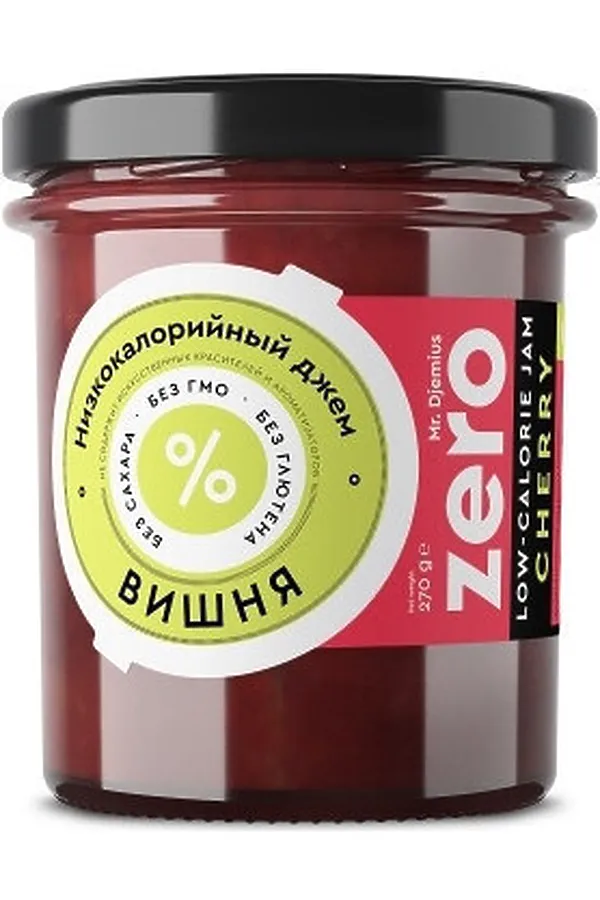 Джем Вишня низкокалорийный 270г ЭКО-ПРОДУКТЫ, - - фото 1