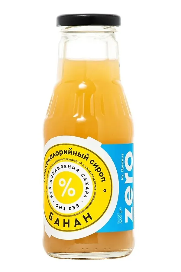 Сироп Банан низкокалорийный 330г ЭКО-ПРОДУКТЫ, - - фото 1