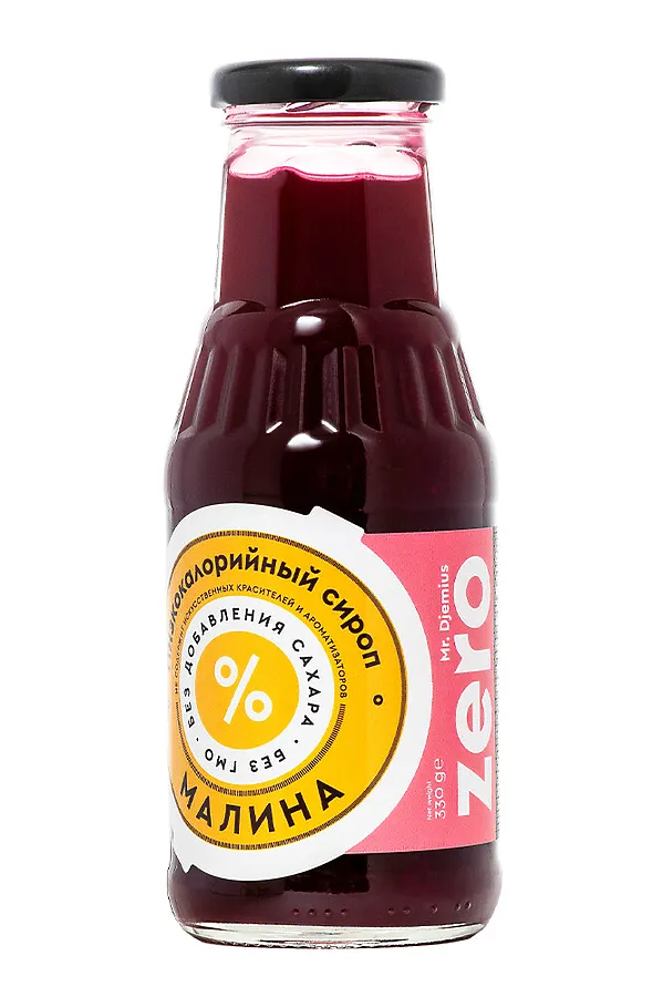 Сироп Малина низкокалорийный 330г ЭКО-ПРОДУКТЫ, - - фото 1