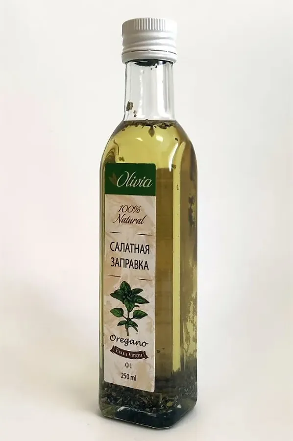 Салатная заправка с орегано Olivia, стекло 250мл ЭКО-ПРОДУКТЫ, - - фото 1