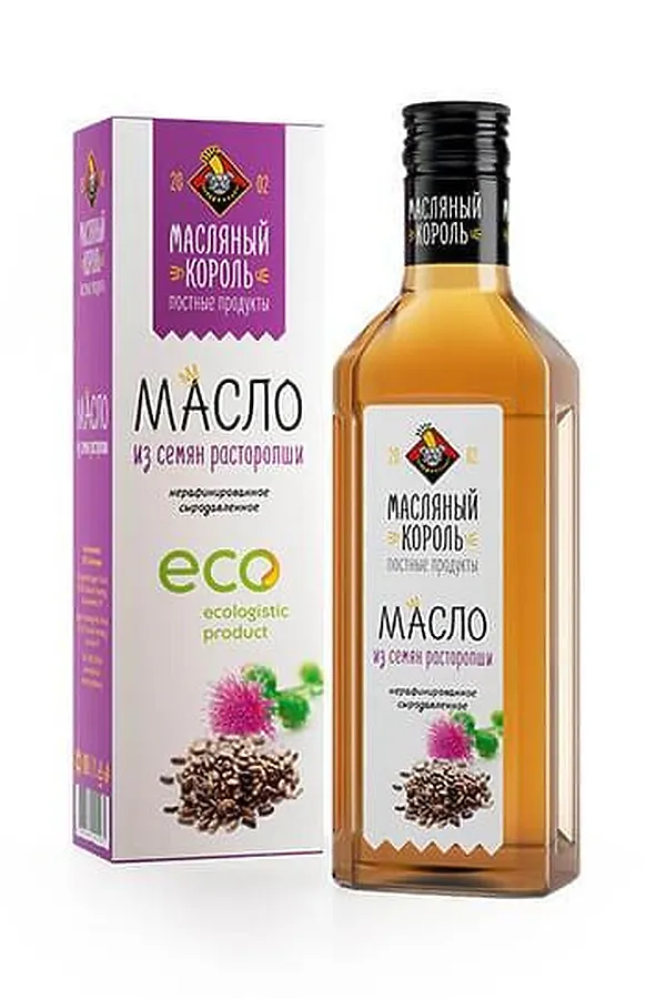 Масло расторопши 350мл ЭКО-ПРОДУКТЫ, - - фото 1