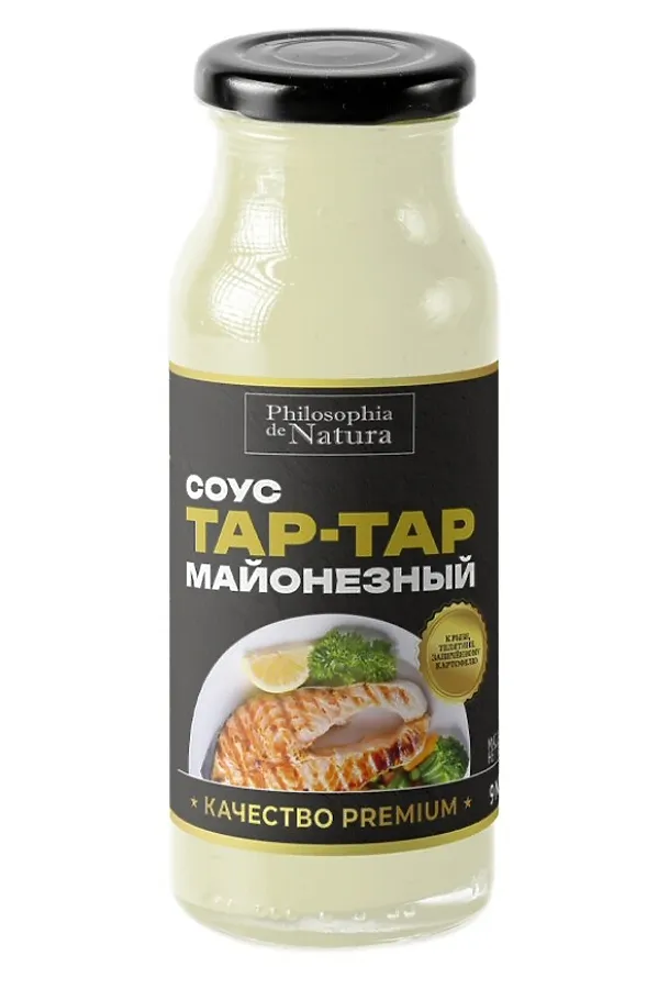 Соус майонезный "Тар Тар" бутылка стекло 230г ЭКО-ПРОДУКТЫ, - - фото 1