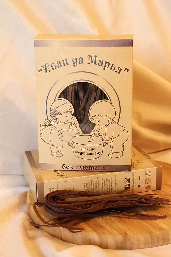 Лапша гречневая безглютеновая коробка 250г ЭКО-ПРОДУКТЫ, - - фото 1