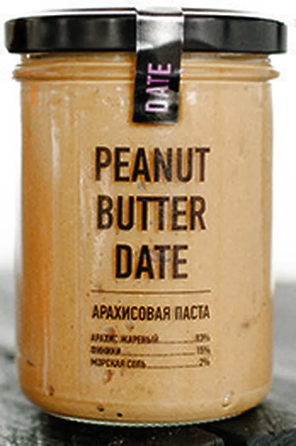 Паста арахисовая с фиником DATE 200г ЭКО-ПРОДУКТЫ, - - фото 1