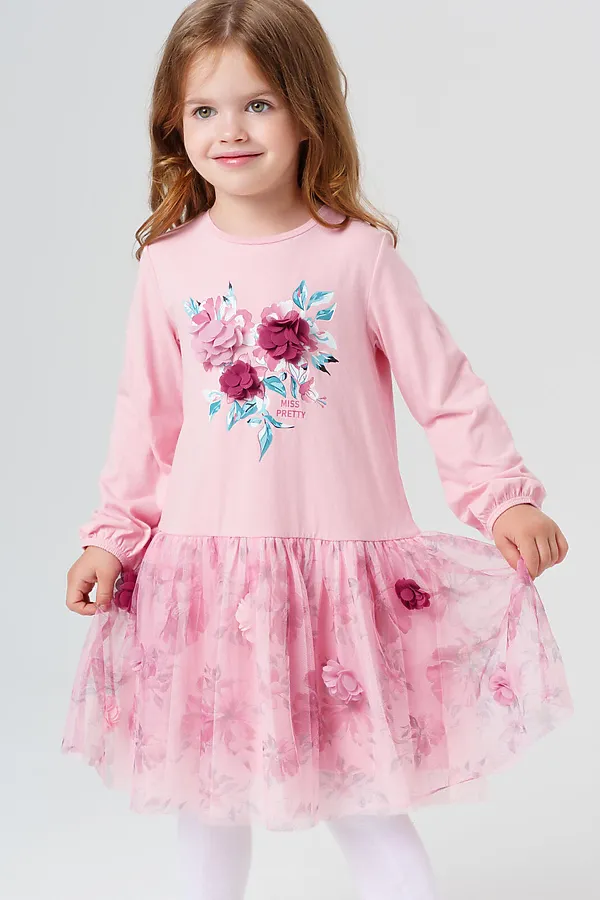 Платье PLAYTODAY, розовый - фото 1