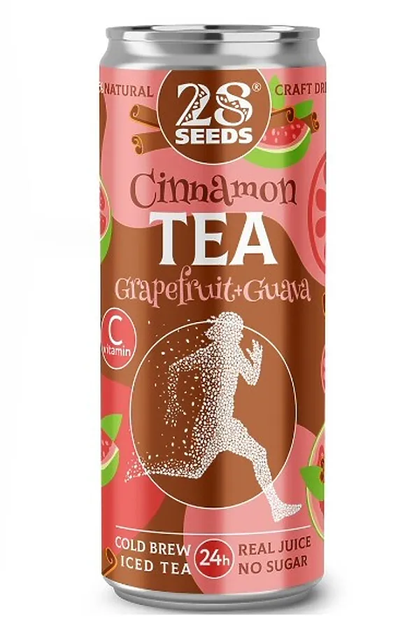 Чай Коричный "Грейпфрут + Гуава"ж/б 330мл ЭКО-ПРОДУКТЫ, - - фото 1