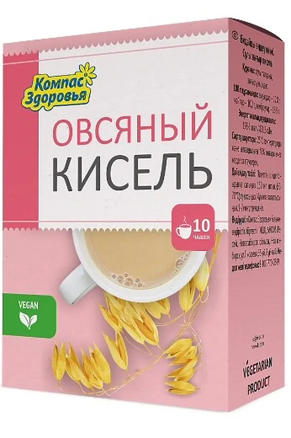 Кисель овсяно-льняной "Имбирный" 150г ЭКО-ПРОДУКТЫ, - - фото 1
