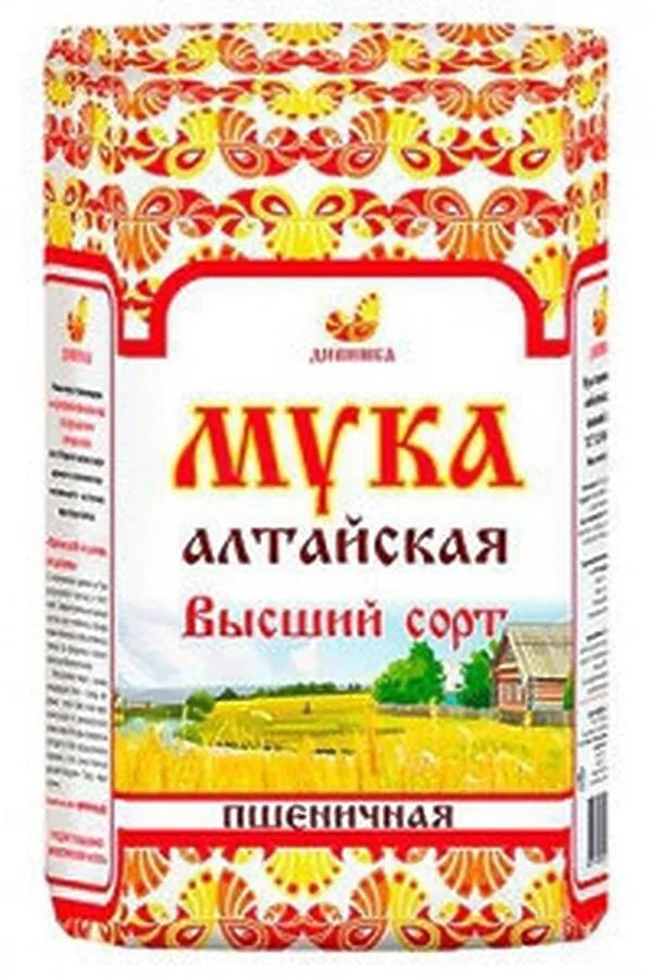 Мука пшеничная хлебопекарная Алтайская 1сорт 2кг ЭКО-ПРОДУКТЫ, - - фото 1