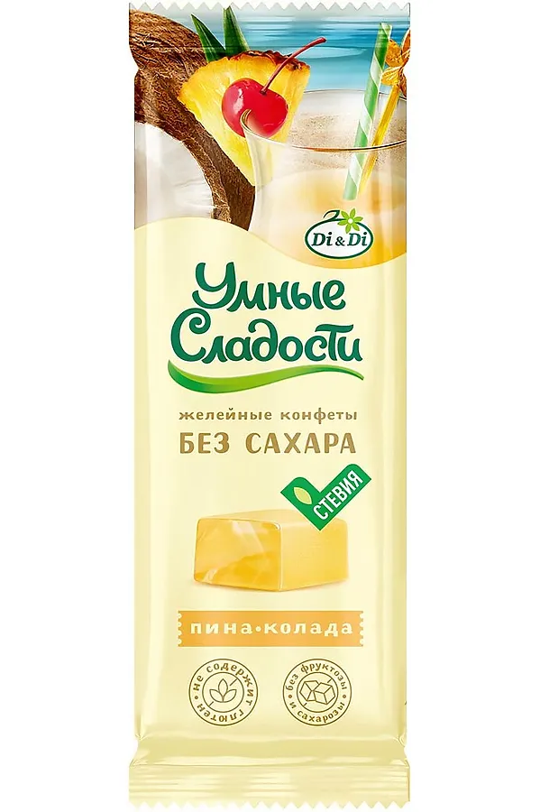 Конфеты "УмСладости" желейные Пина колада 90г ЭКО-ПРОДУКТЫ, - - фото 1