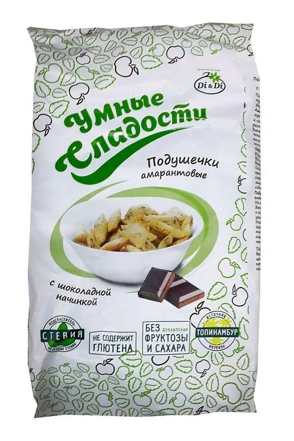 Подушечки амарантовые "УмСладости" с шоколадной начинкой 150г ЭКО-ПРОДУКТЫ, - - фото 1