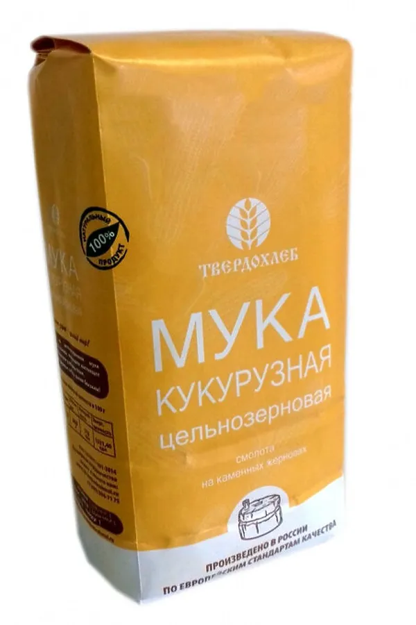 Мука кукурузная ц\з 500г ЭКО-ПРОДУКТЫ, - - фото 1