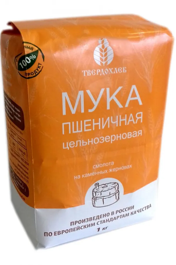 Мука пшеничная ц\з 1кг ЭКО-ПРОДУКТЫ, - - фото 1