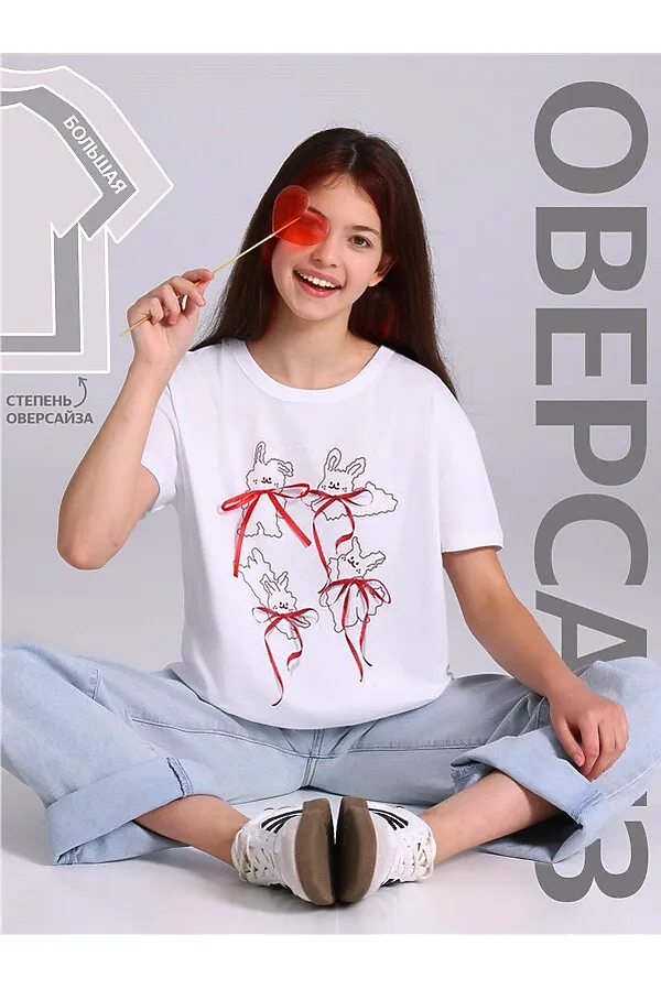 Футболка АПРЕЛЬ, белый - фото 1