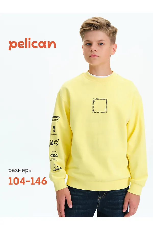 Свитшот PELICAN, ванильный - фото 1