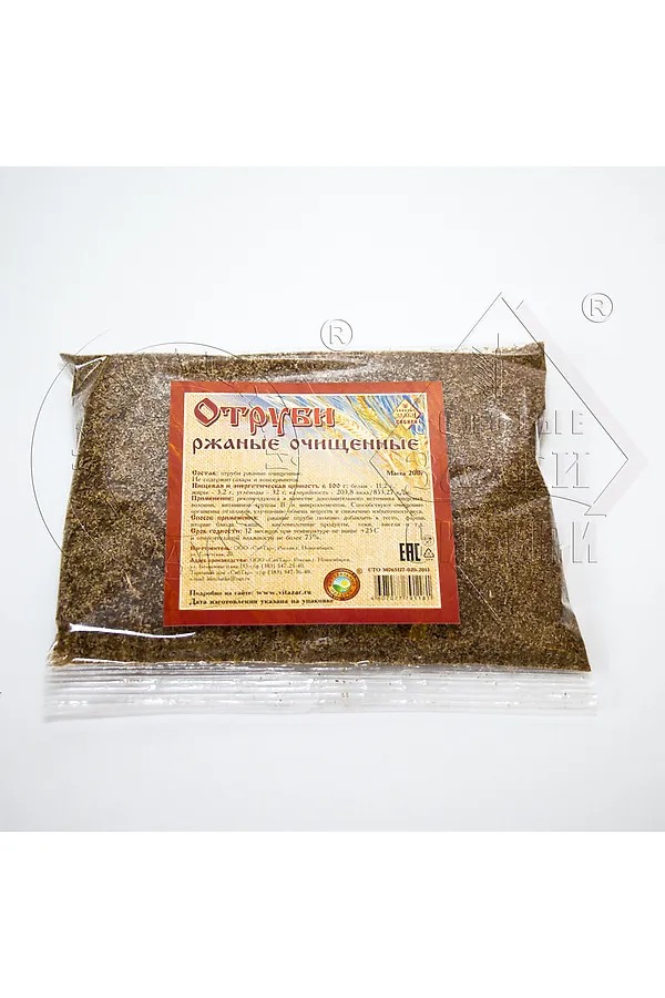 Отруби ржаные очищеные 200г ЭКО-ПРОДУКТЫ, - - фото 1