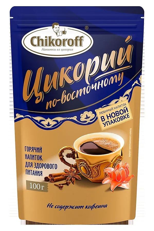 Цикорий растворимый "По-восточному" chikoroff 100г ЭКО-ПРОДУКТЫ, - - фото 1