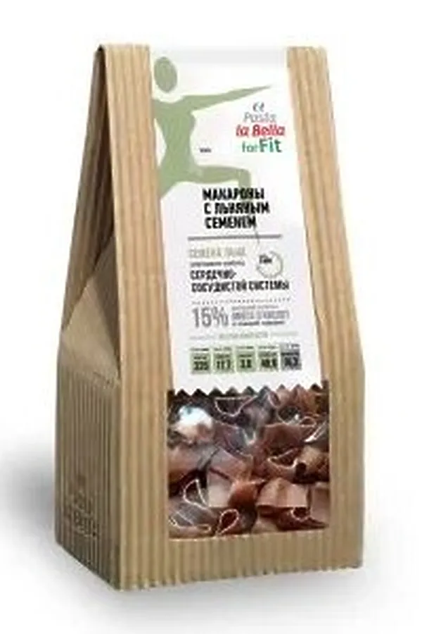 Макароны forFIT с льняным семенем 300г ЭКО-ПРОДУКТЫ, - - фото 1