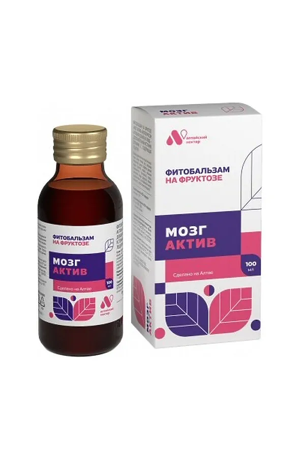 Бальзам "Мозг Актив" (без сахара) 100мл ЭКО-ПРОДУКТЫ, - - фото 1