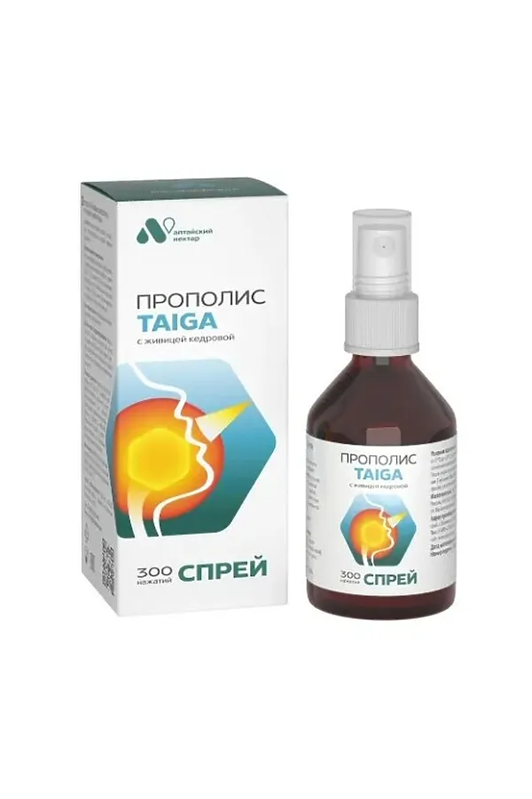 Прополис спрей taiga (безалкогольный) 50мл ЭКО-ПРОДУКТЫ, - - фото 1
