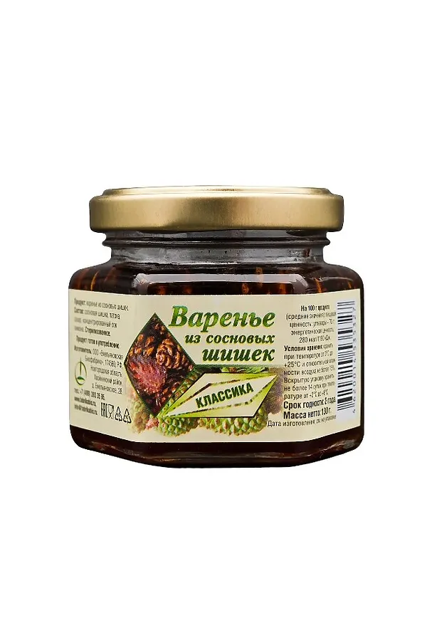 Варенье сосновых шишек стекло 130г ЭКО-ПРОДУКТЫ, - - фото 1