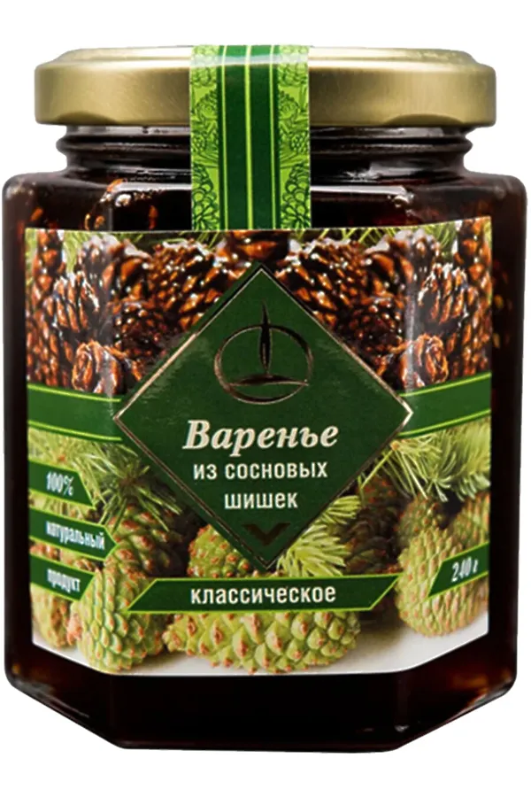Варенье сосновых шишек стекло 240г ЭКО-ПРОДУКТЫ, - - фото 1