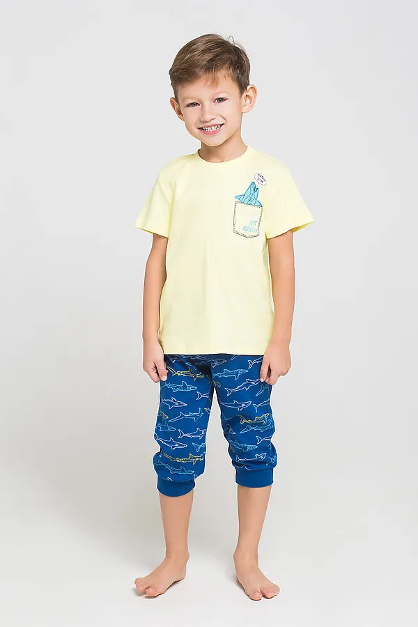 Пижама CROCKID, бл.желтый - фото 1