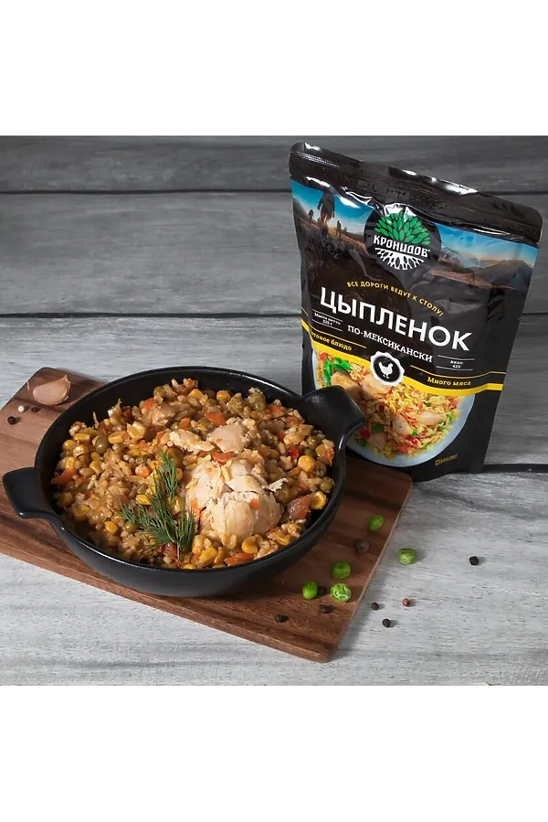 Цыпленок по-Мексикански, реторт-пакет 325г ЭКО-ПРОДУКТЫ, - - фото 1