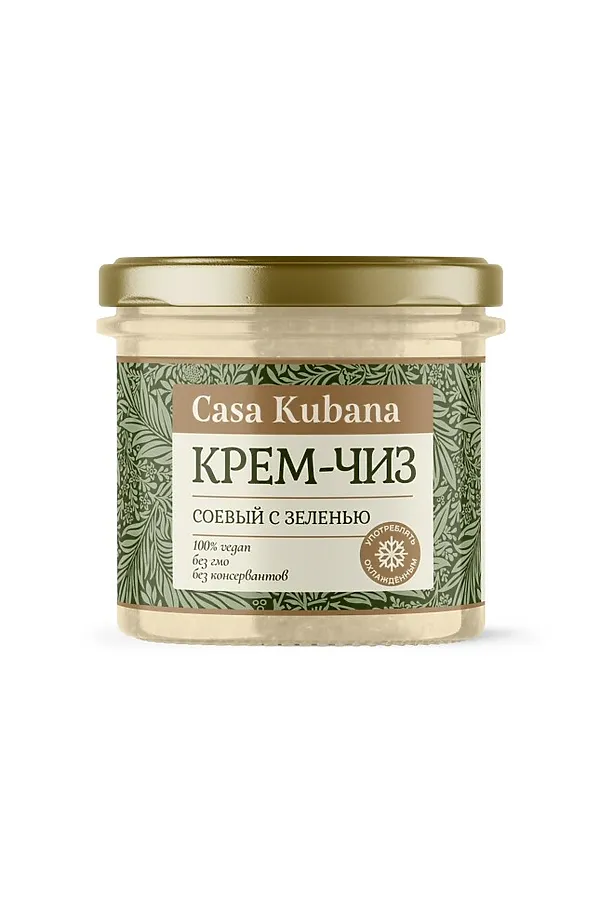 Паста крем-чиз соевый с зеленью стекло 90г ЭКО-ПРОДУКТЫ, - - фото 1