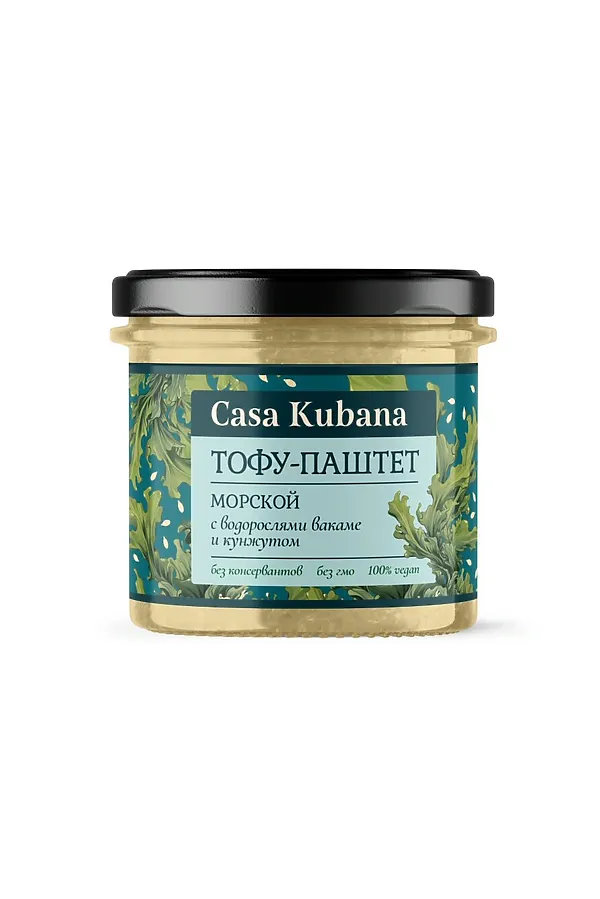 Тофу-паштет "Морской" кунжут и макаме 110г ЭКО-ПРОДУКТЫ, - - фото 1