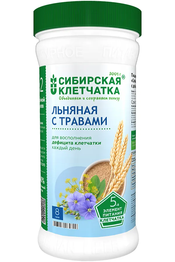 Клетчатка льняная с Травами 280г ЭКО-ПРОДУКТЫ, - - фото 1