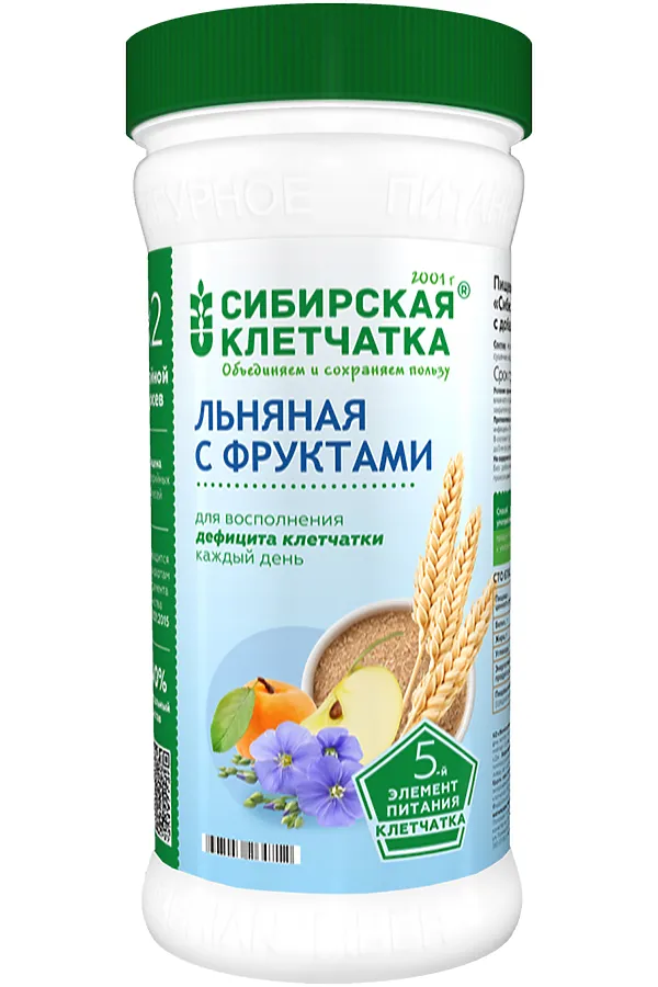 Клетчатка льняная с Фруктами 280г ЭКО-ПРОДУКТЫ, - - фото 1