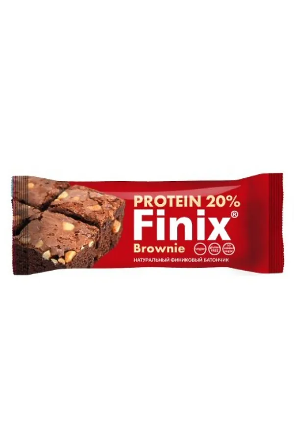 Батончик "Фрутилад" протеиновый Finix Brownie арахис и какао 30г ЭКО-ПРОДУКТЫ, - - фото 1