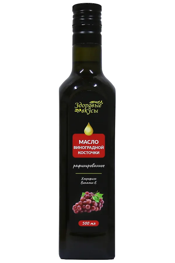 Масло виноградной косточки 500мл ЭКО-ПРОДУКТЫ, - - фото 1