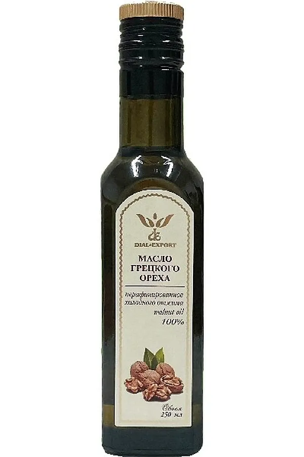 Масло Грецкого ореха, нерафинированное, стекло 250мл ЭКО-ПРОДУКТЫ, - - фото 1