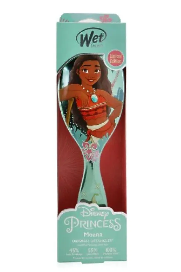 Wet Brush Расчёска для спутанных волос / Disney Princess Wholehearted Moana BWRDISITWHHMO KRISTALLER, зелёный - фото 1