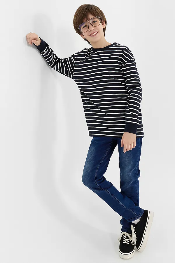 Джинсы MARK FORMELLE, темно -синий - фото 1