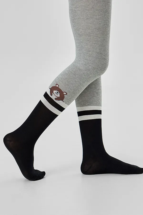 Колготки MARK FORMELLE, серый меланж - фото 1