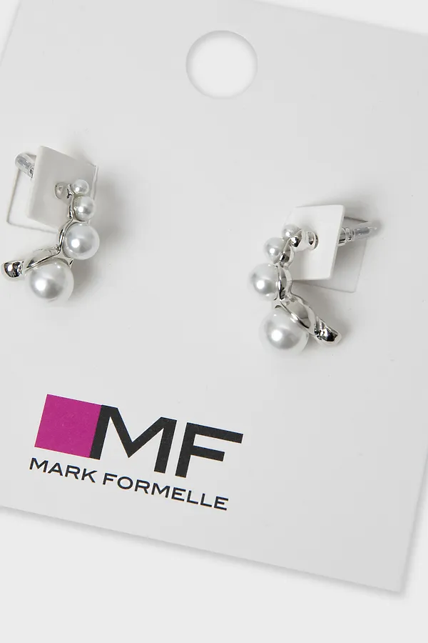 Серьги MARK FORMELLE, серебро - фото 1