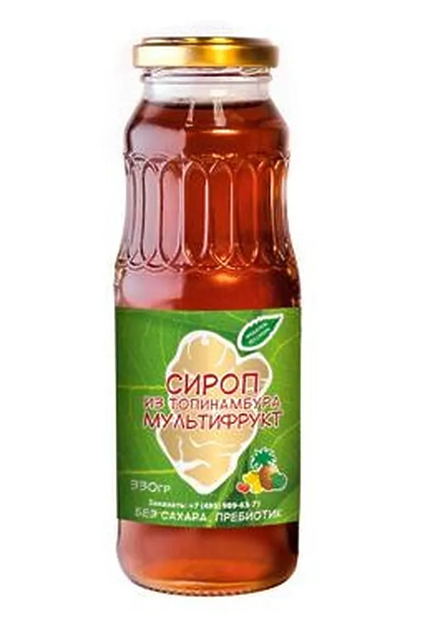 Сироп топинамбура мультифруктовый 330г ЭКО-ПРОДУКТЫ, - - фото 1