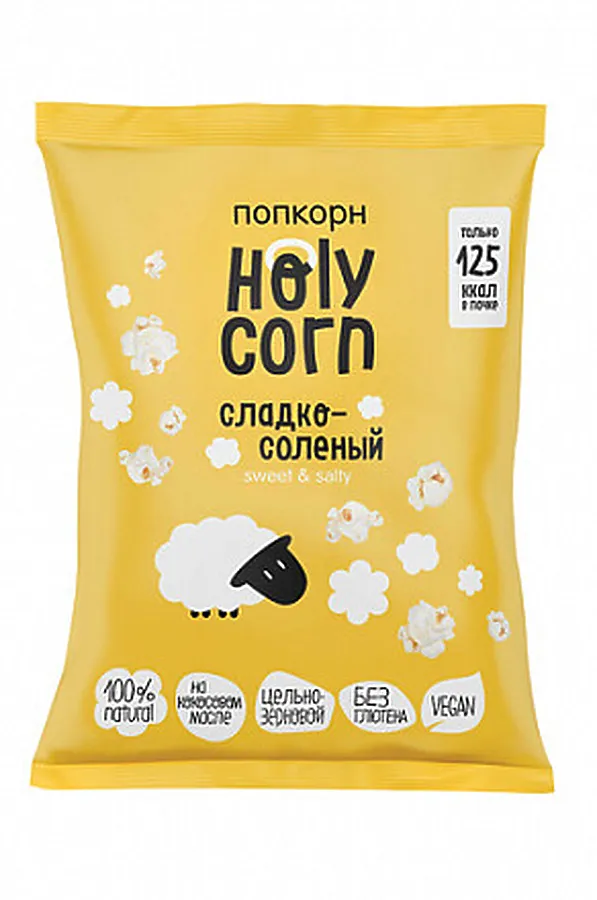 Попкорн "сладко-соленая" 30г ЭКО-ПРОДУКТЫ, - - фото 1