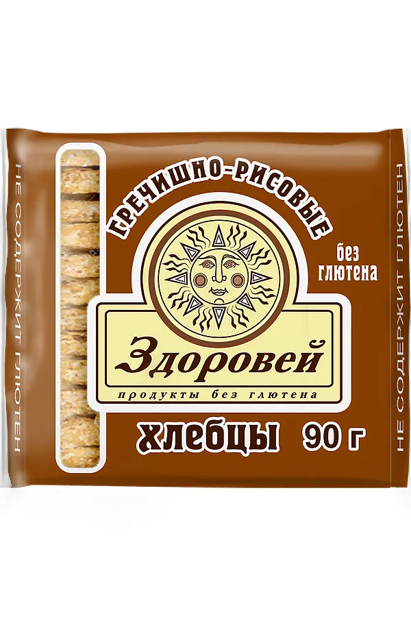Завтрак сухой "Хлебцы хрустящие гречишно-рисовые" 90г ЭКО-ПРОДУКТЫ, - - фото 1