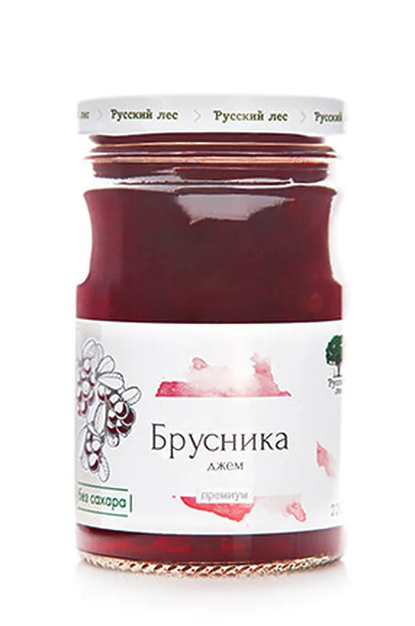 Джем Брусника (премиум) 220г ЭКО-ПРОДУКТЫ, - - фото 1