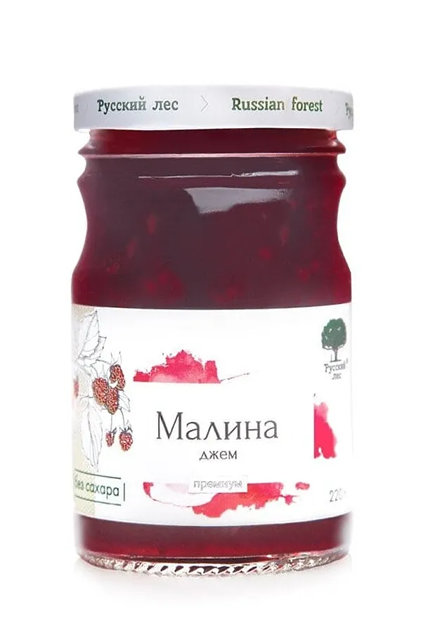 Джем Малина (премиум) 220г ЭКО-ПРОДУКТЫ, - - фото 1