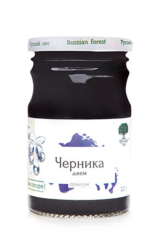 Джем Черника (премиум, 50% ягод) 220г ЭКО-ПРОДУКТЫ, - - фото 1
