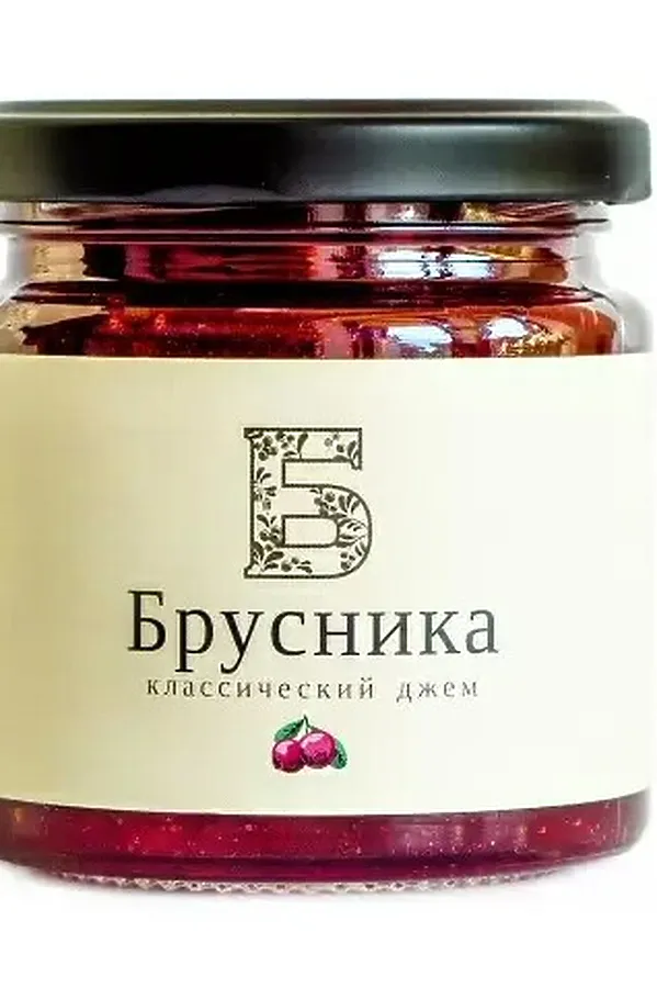 Джем Брусника классический 220г ЭКО-ПРОДУКТЫ, - - фото 1