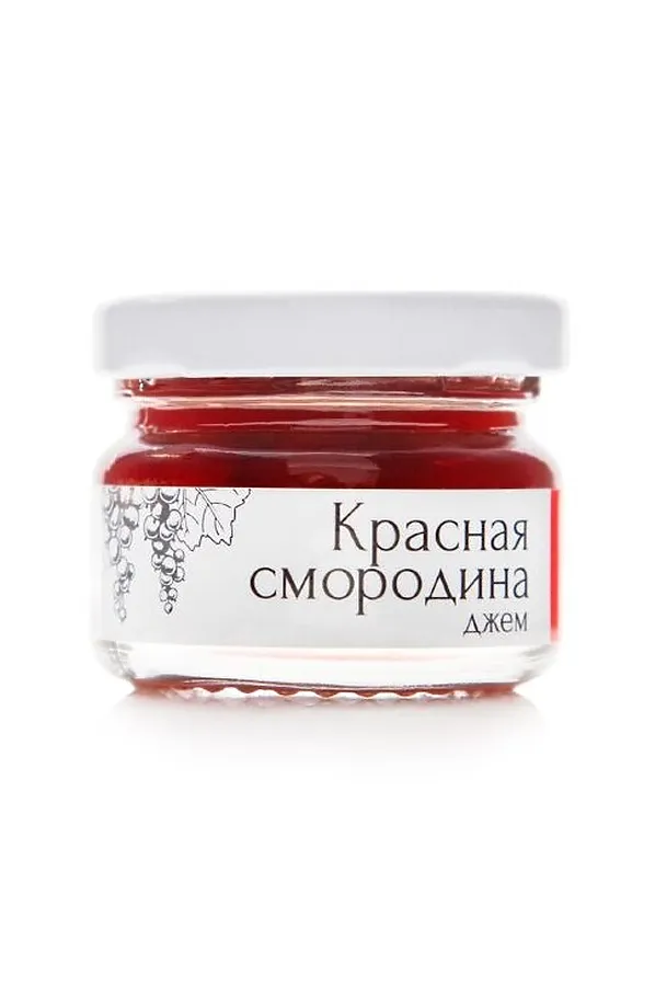 Джем Красная смородина на виноградном соке без сахара 25г ЭКО-ПРОДУКТЫ, - - фото 1