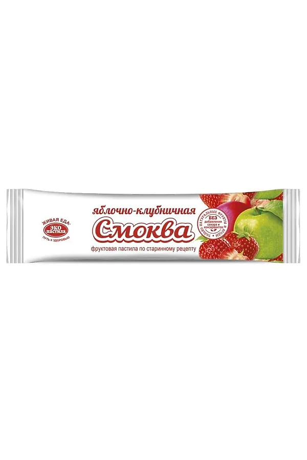 Смоква Яблочно-клубничная 30г ЭКОПРОДУКТЫ, - - фото 1