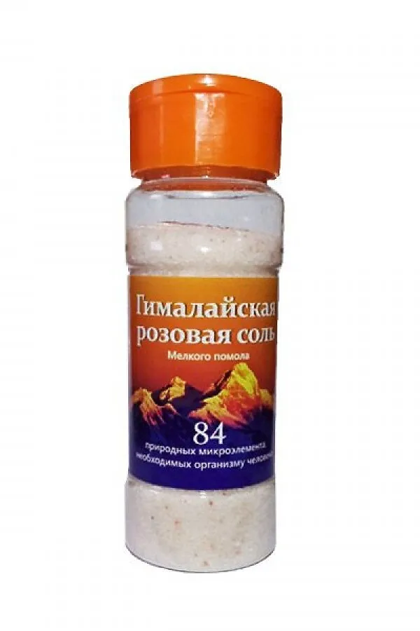 Соль Гималайская розовая помол №0 солонка 150г ЭКО-ПРОДУКТЫ, - - фото 1