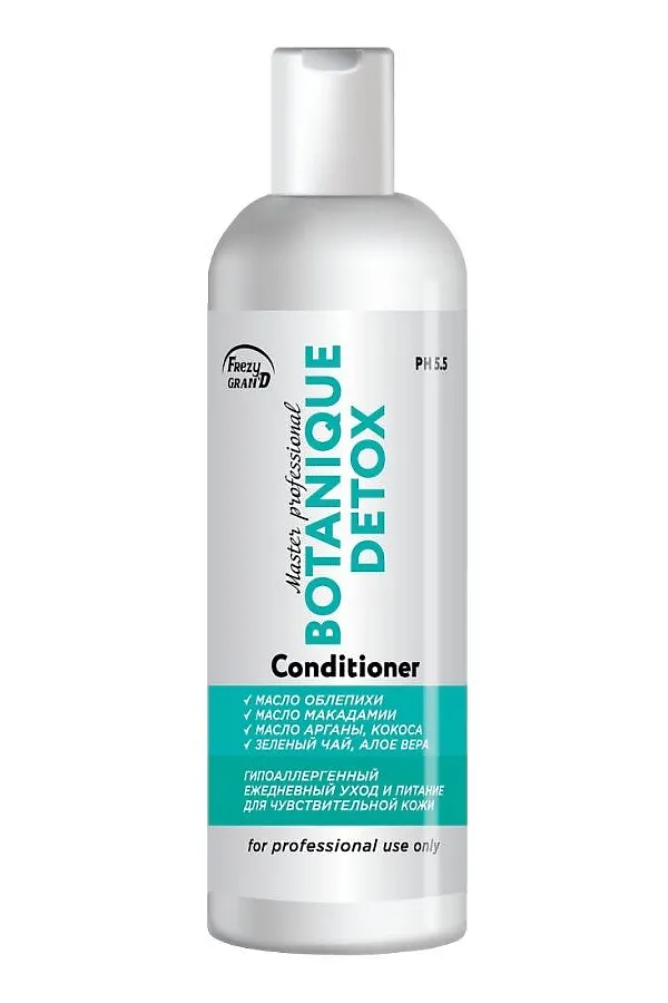Frezy Grand Кондиционер для ежедневного ухода за волосами с маслом облепихи / Botanique Detox PH 5.5, 200 мл KRISTALLER, белый - фото 1