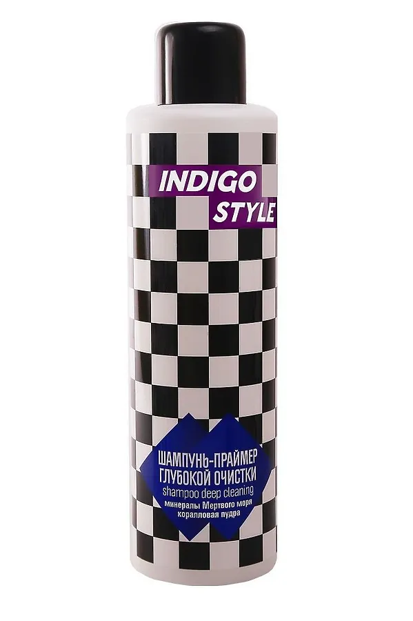 Indigo Шампунь-праймер глубокой очистки и подготовки к хим.процедурам, 1000 мл KRISTALLER, бесцветный - фото 1